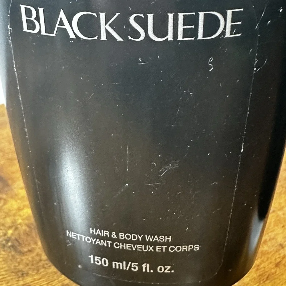 Lot of 2 - Avon BLACK SUEDE‎ Mens Perfumed Hair & Body Wash 5oz New sealed